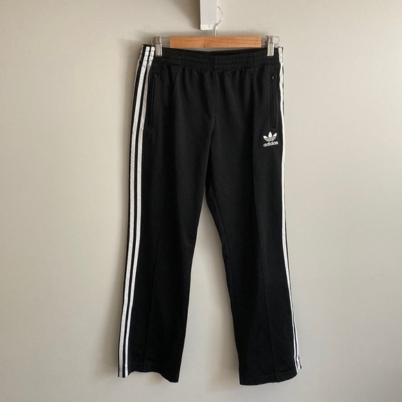 adidas Pants - Women’s Adidas athletic pants, size medium, black with white stripes